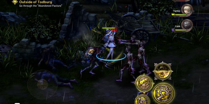 Rani battling the undead