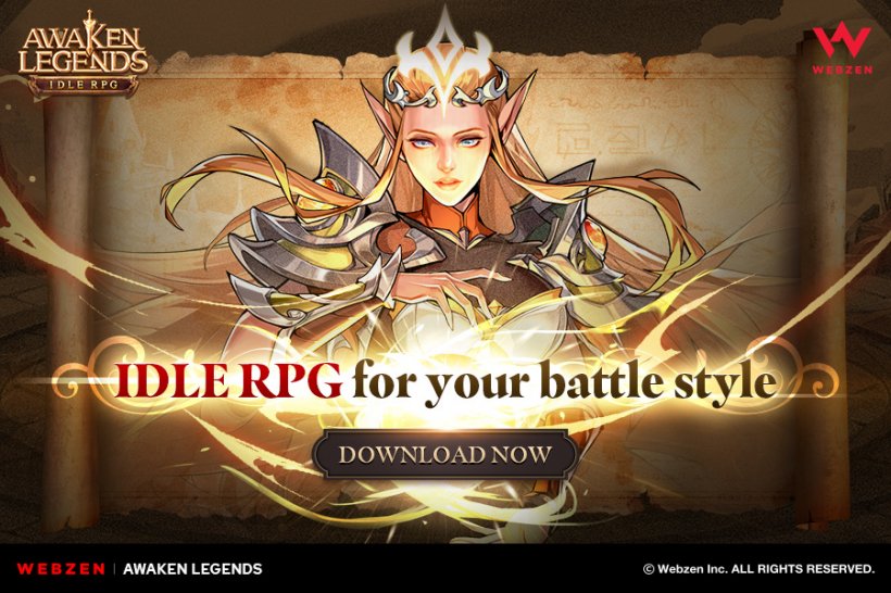 Awaken Legends is Webzen's new idle RPG on mobile, now on soft launch in Canada and the Philippines