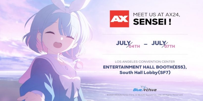 Blue Archive will be part of the Anime Expo 2024 in Los Angeles