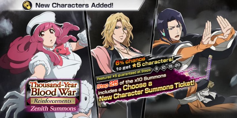 Bleach: Brave Souls to debut new characters as part of Thousand-Year Blood War arc