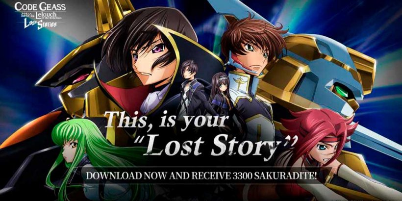 Code Geass: Lost Stories officially launches, kicking things off with a bunch of in-game goodies and a special video message