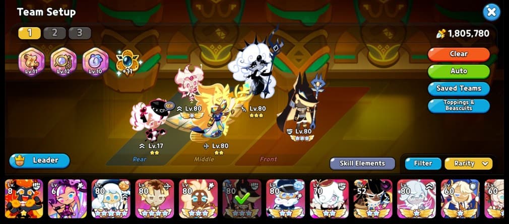 snapdragon-cookie-parfait-cookie-golden-cheese-cookie-black-pearl-cookie-burnt-cheese-cookie-team-setup