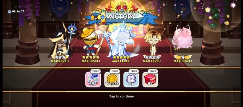 Beating a Endless Strawberry Cake Tower Tray 67 rewards