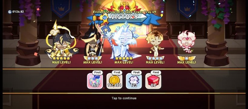 Team to beat the Tray 68 and 69