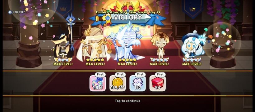 Beating the level 79 and the whole team behind the victory