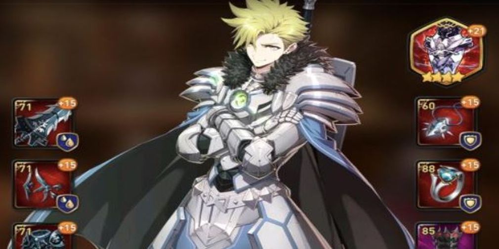 Krau with his arms crossed and skills on both sides of the screen