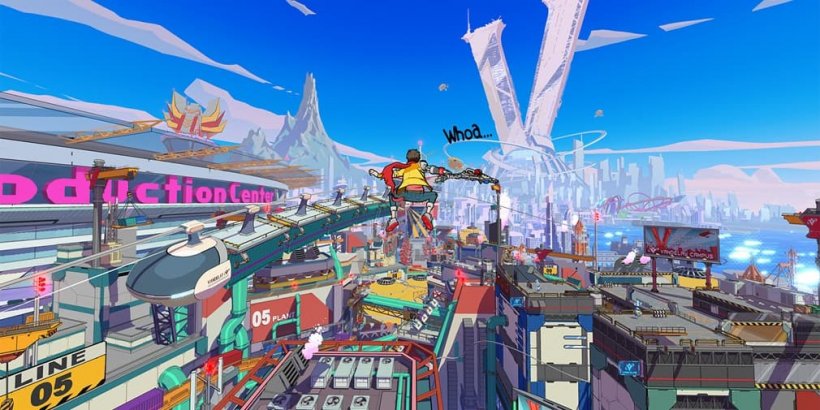 A screenshot from Hi-Fi Rush.