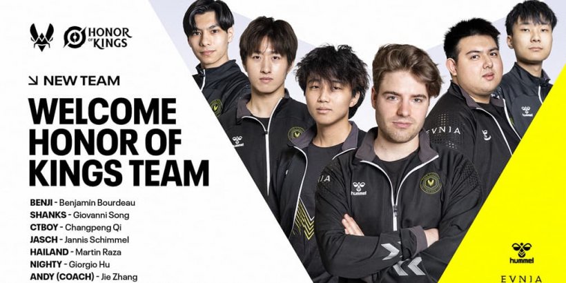 Team Vitality announces new international roster for Honor of Kings