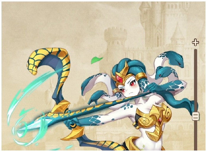 Medusa character at the bottom of the League of Pantheons tier list