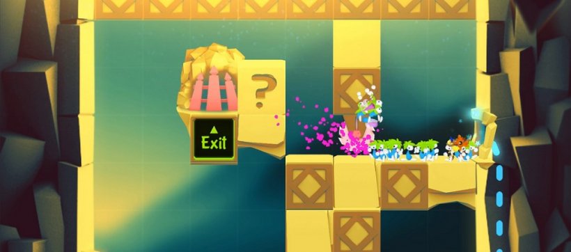 Lemmings are dropping, floating, and digging onto mobile today