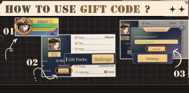Light of Thel - How to use gift codes
