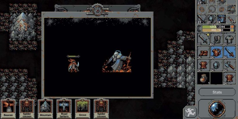 Loop Hero tasks you with breaking free from The Lich's time loop, out now on iOS and Android
