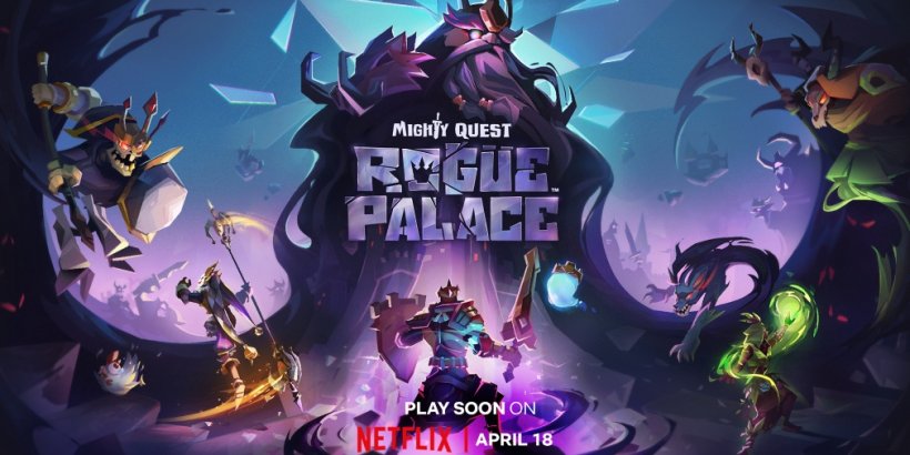 The logo and art for Rogue Palace.