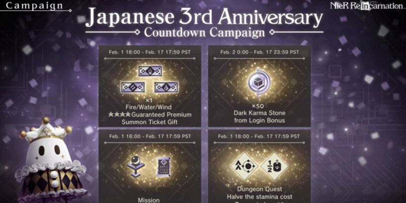 NieR Re[in]carnation will end its service on April 29th, with the final chapter launching on March 28th