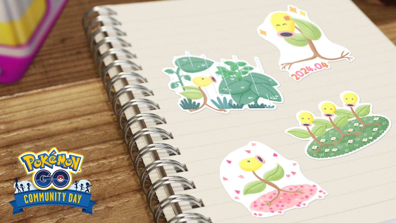 stickers of bellsprout and its evolutions