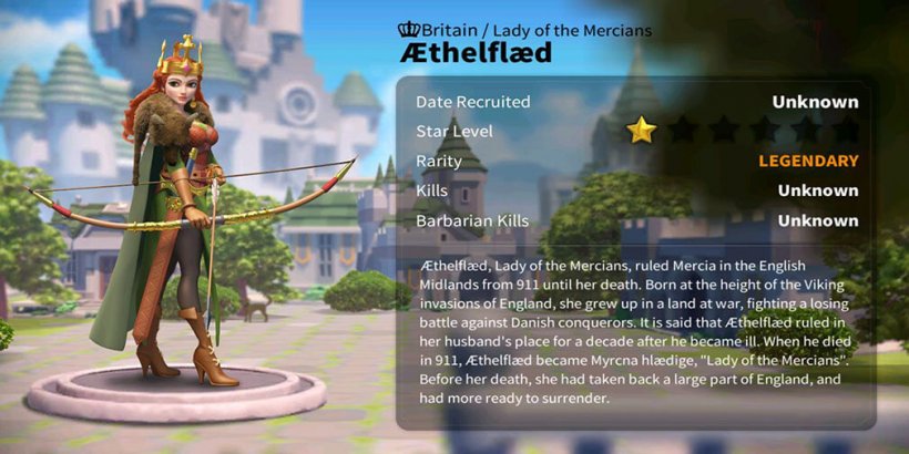 Rise of Kingdoms best commanders - Ethelfaed
