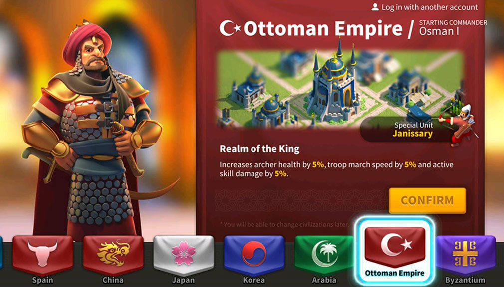 Osman, the leader of Ottoman civilization