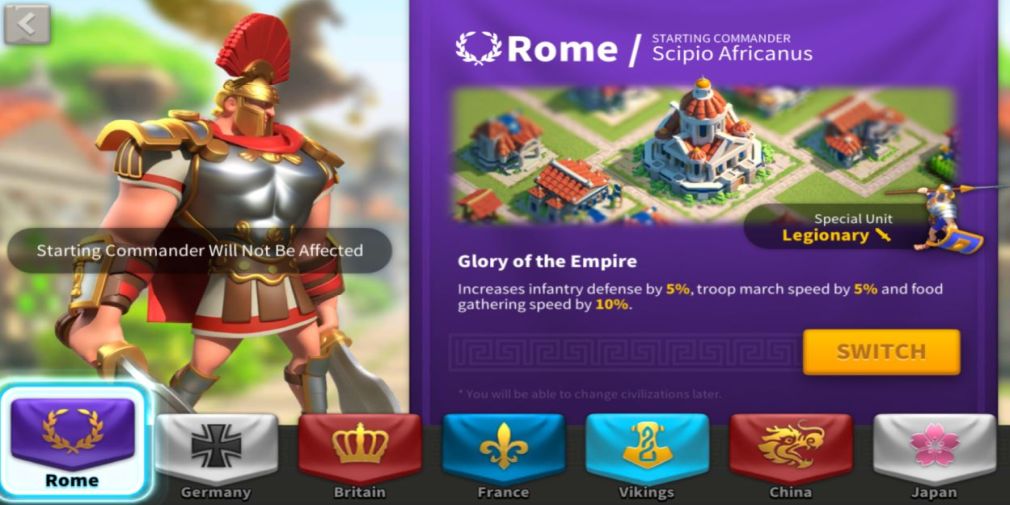 Rome being lead by armoured Scipio Africanus