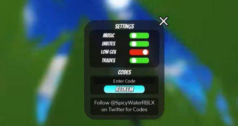 roblox world of stands redemption code page interface