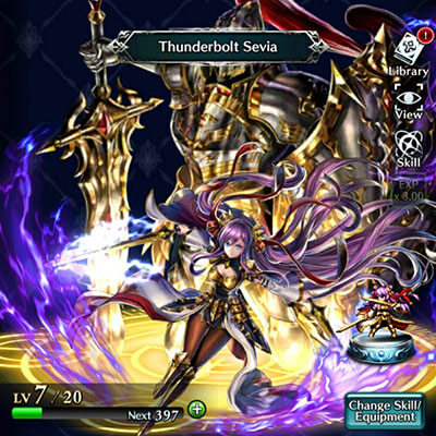Last Cloudia tier list - thunderbolt Sevia