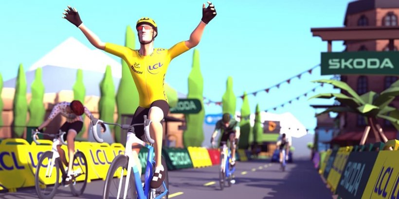Screenshot from the Tour de France Cycling Legends game
