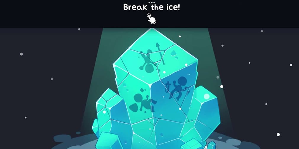 Three warriors trapped in ice