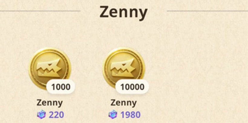 How to get Zenny in Monster Hunter Now