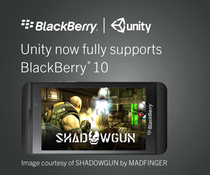 Sponsored Feature: BlackBerry on what Unity support means for BB10